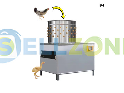 Μηχανή για ξεφτέρωμα πουλιών από ανοξείδωτο ατσάλι – I94